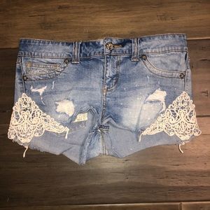 Harley Davidson Jean Shorts